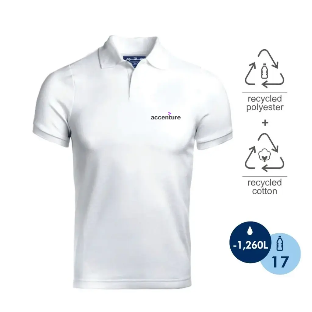 Accenture Santhome PRO EARTH (Mens) - The Fully Recycled Polo Shirt