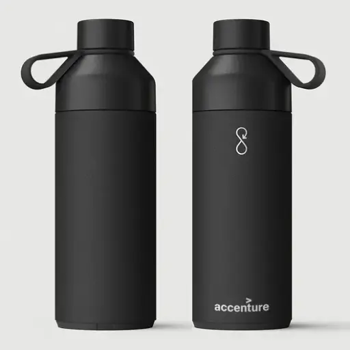[Accenture - DWOB 297] Ocean Bottle 1L - Obsidian Black